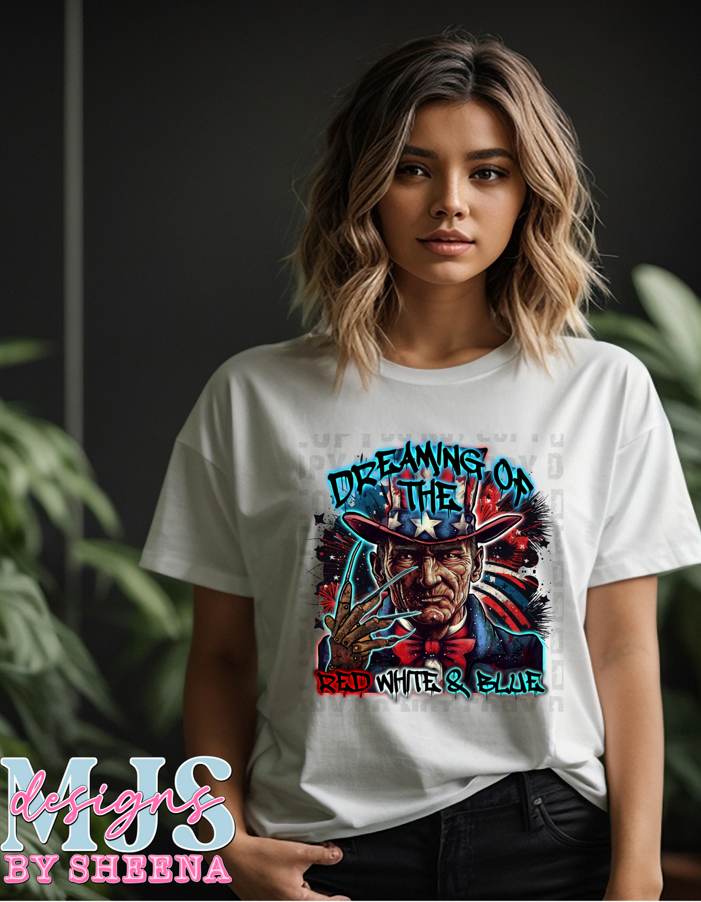 Dreaming of the red white and blue