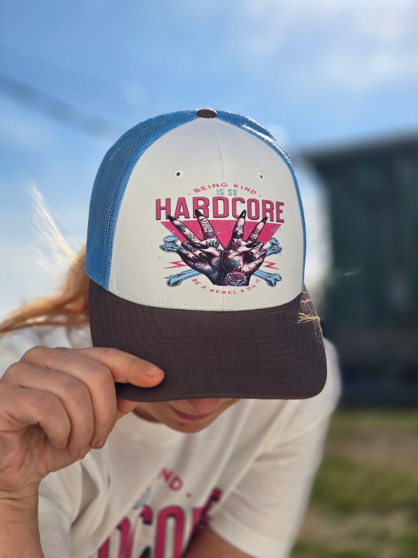 Being kind is hardcore hat