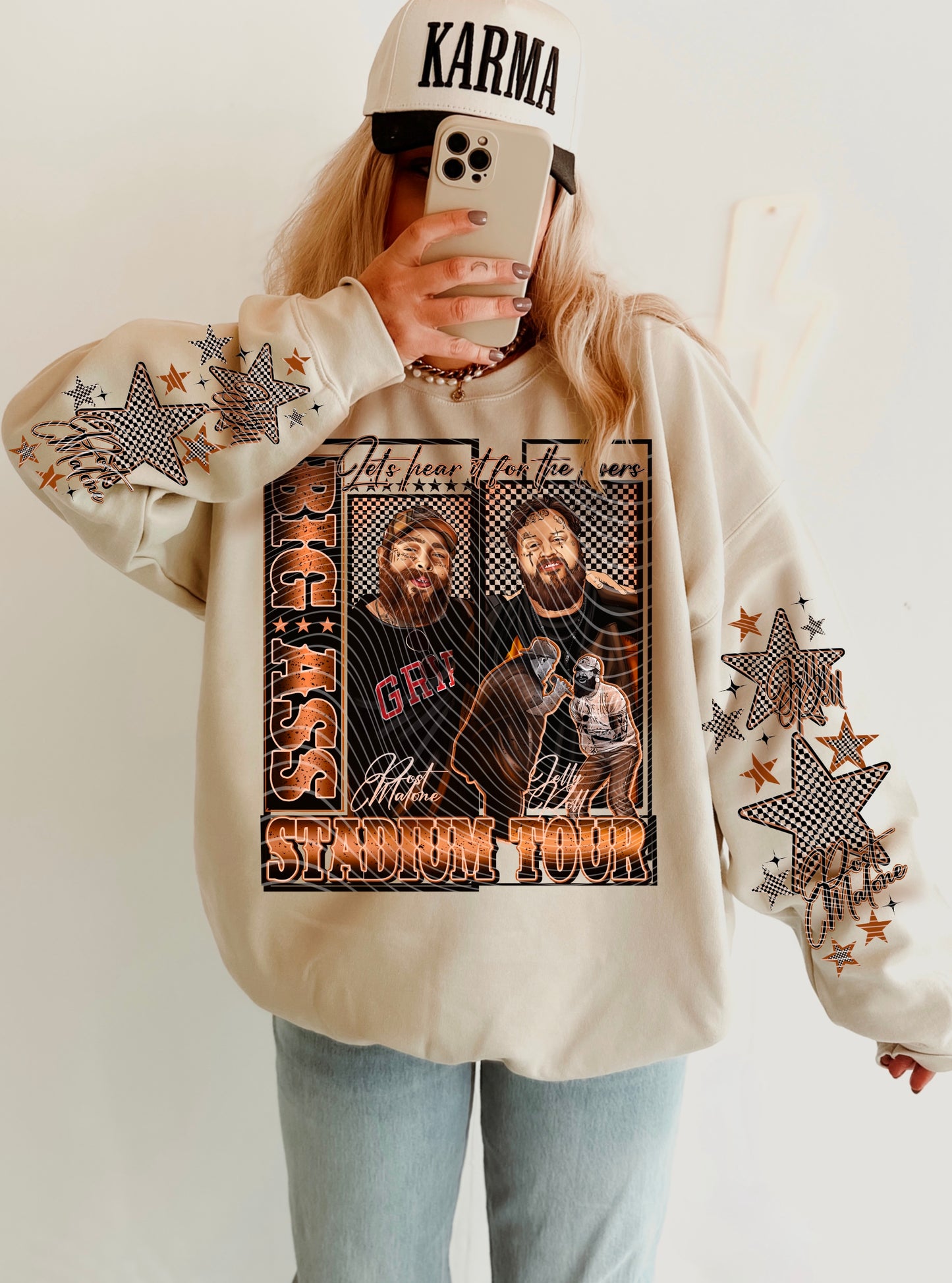 Post and Jelly Big Ass Stadium Tour Graphic Tee