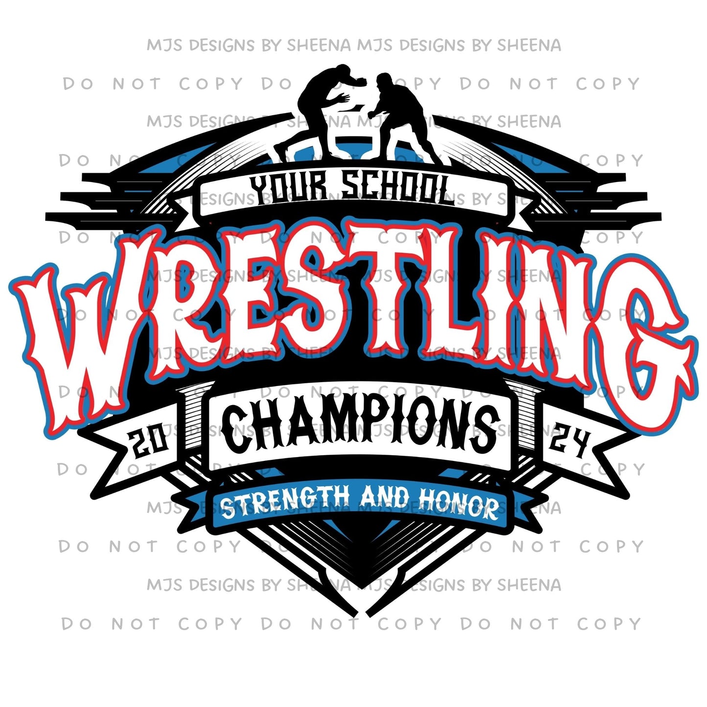 Personalized Wrestling PNG